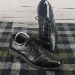 Stacy Adams Boys Black Lace Up Oxfords